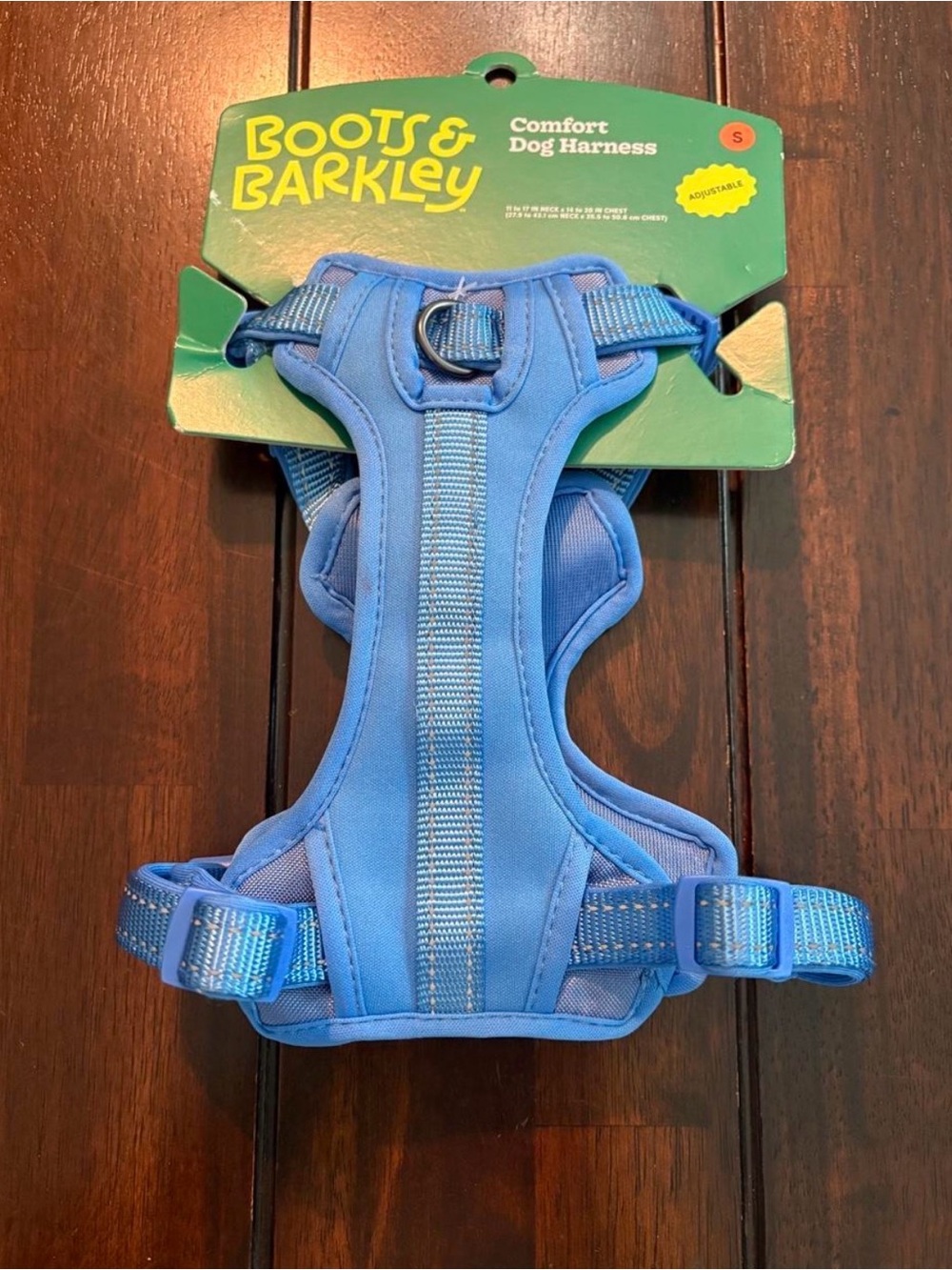 Blue Boots & Barkley dog harness in size S